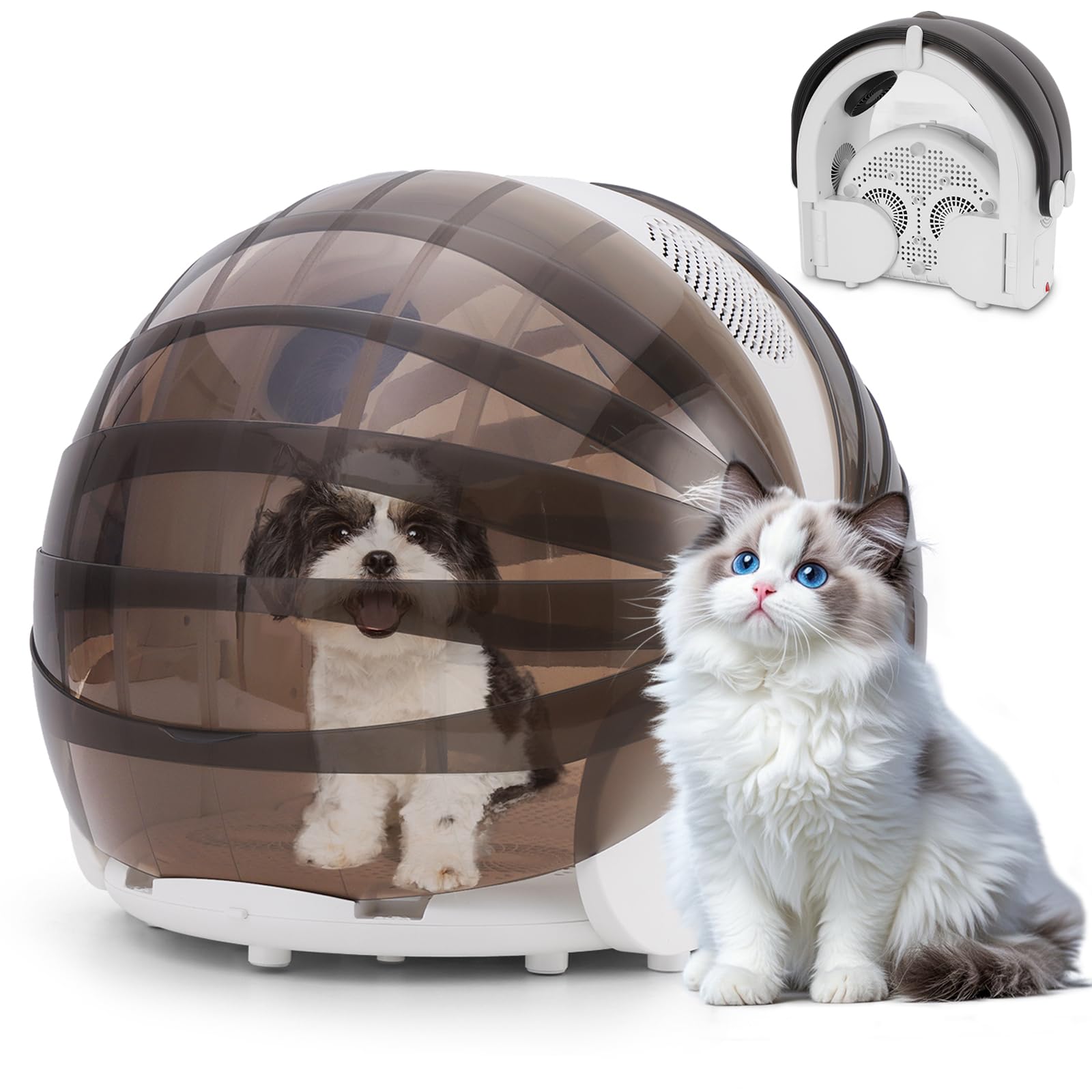 ペットドライヤー ペット乾燥機 ドライヤーハウス 猫 Amazon | HOVONO ペットドライルーム 猫 ドライボックス