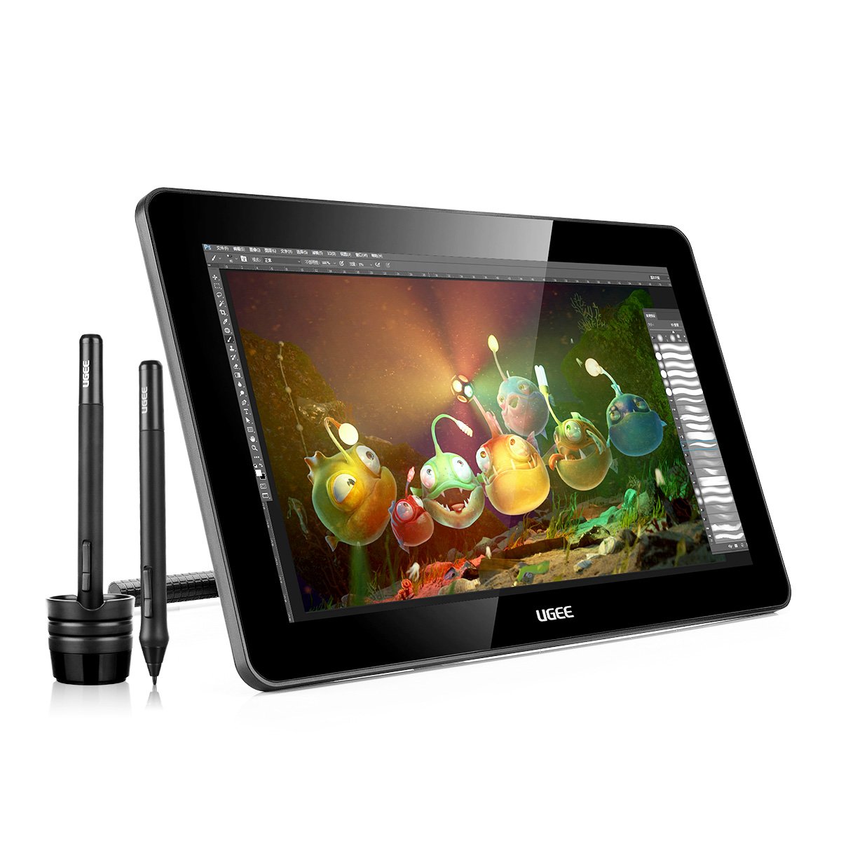 Ugee 15.6 Inches HK1560 IPS Display Graphics Monitor Drawing Pen 