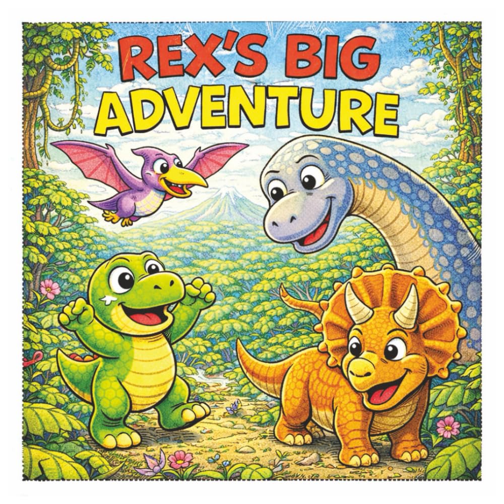 Rex’s Big Adventure: A Dinosaur Story About Friendship and Bravery