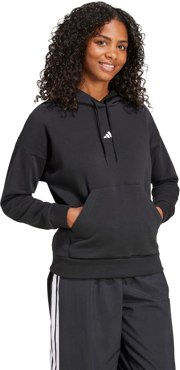 adidas womens Essentials Small Logo Feelcozy Hoodie - Image 3