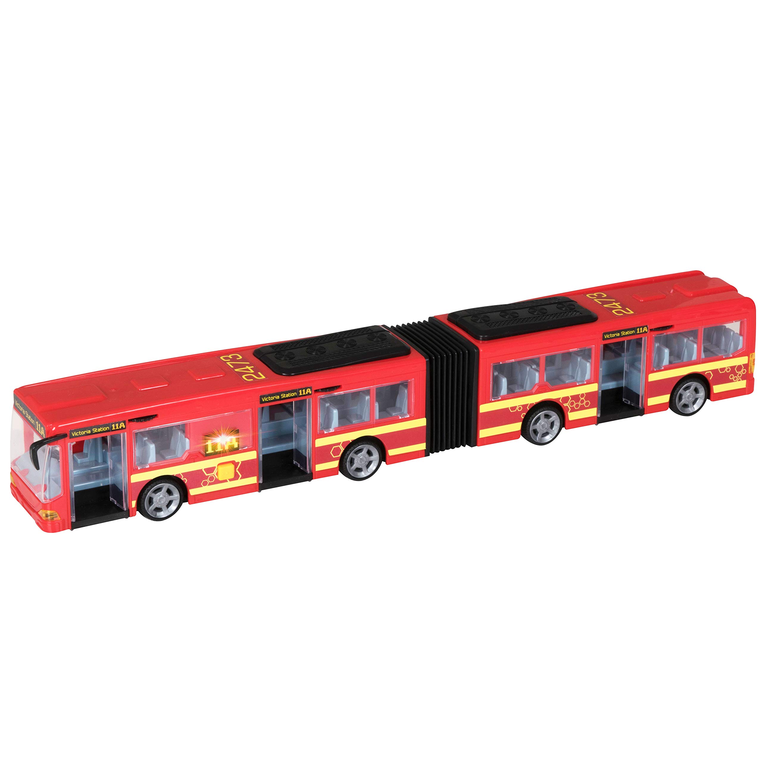 Teamsterz 1416566 Light and Sounds Flexi Bus