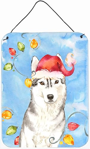 Caroline's Treasures CK2495DS1216 - Letrero de metal de aluminio para colgar en la pared o la puerta, diseño de husky siberiano, para cocina, bar,
