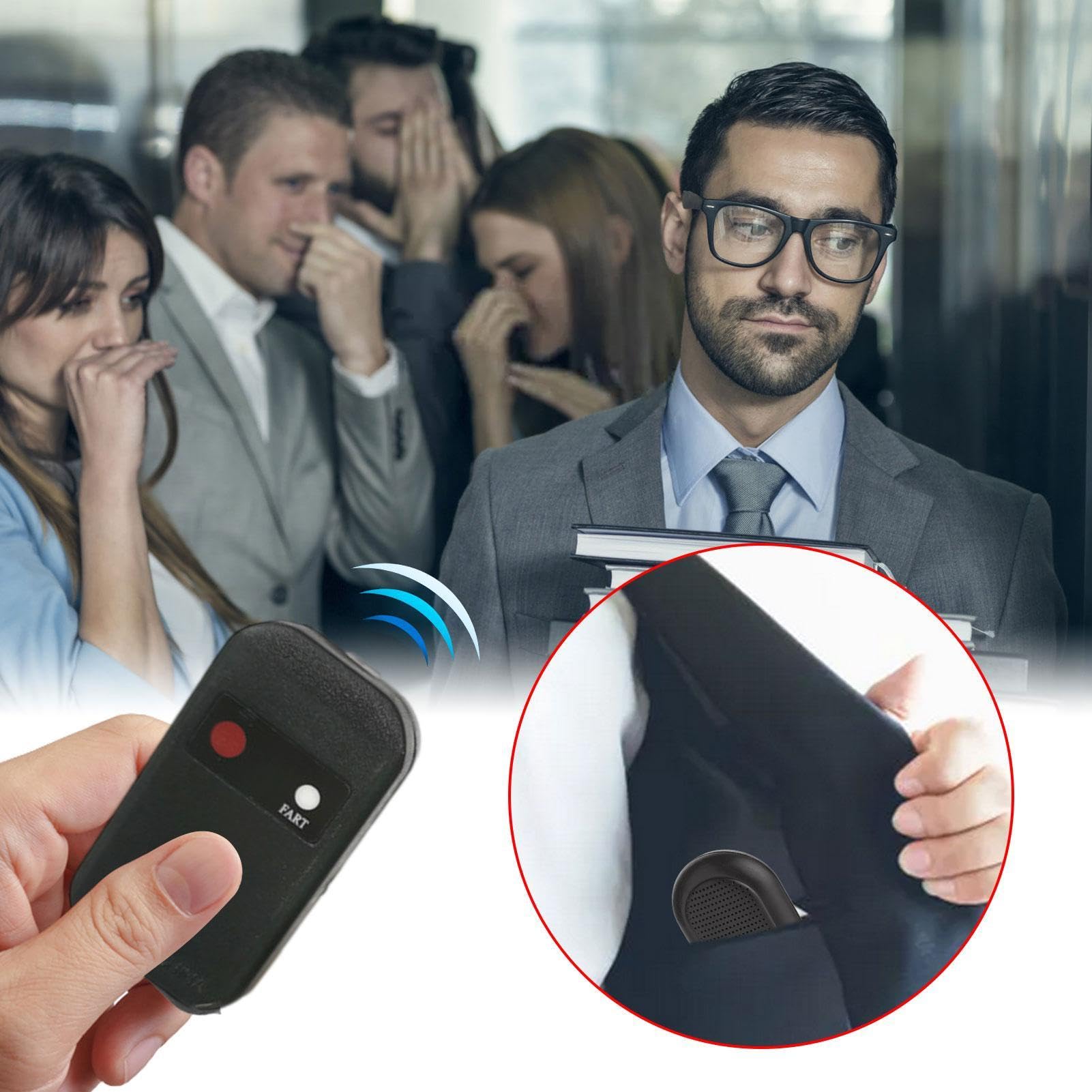 Broma Sonidos Control Remoto Caja De Pedos Con Mando - Bromas Divertidas  Con Sonidos Realistas, Ideal Para Fiestas Maquina Ruidos Pedos, image size:1601x1601