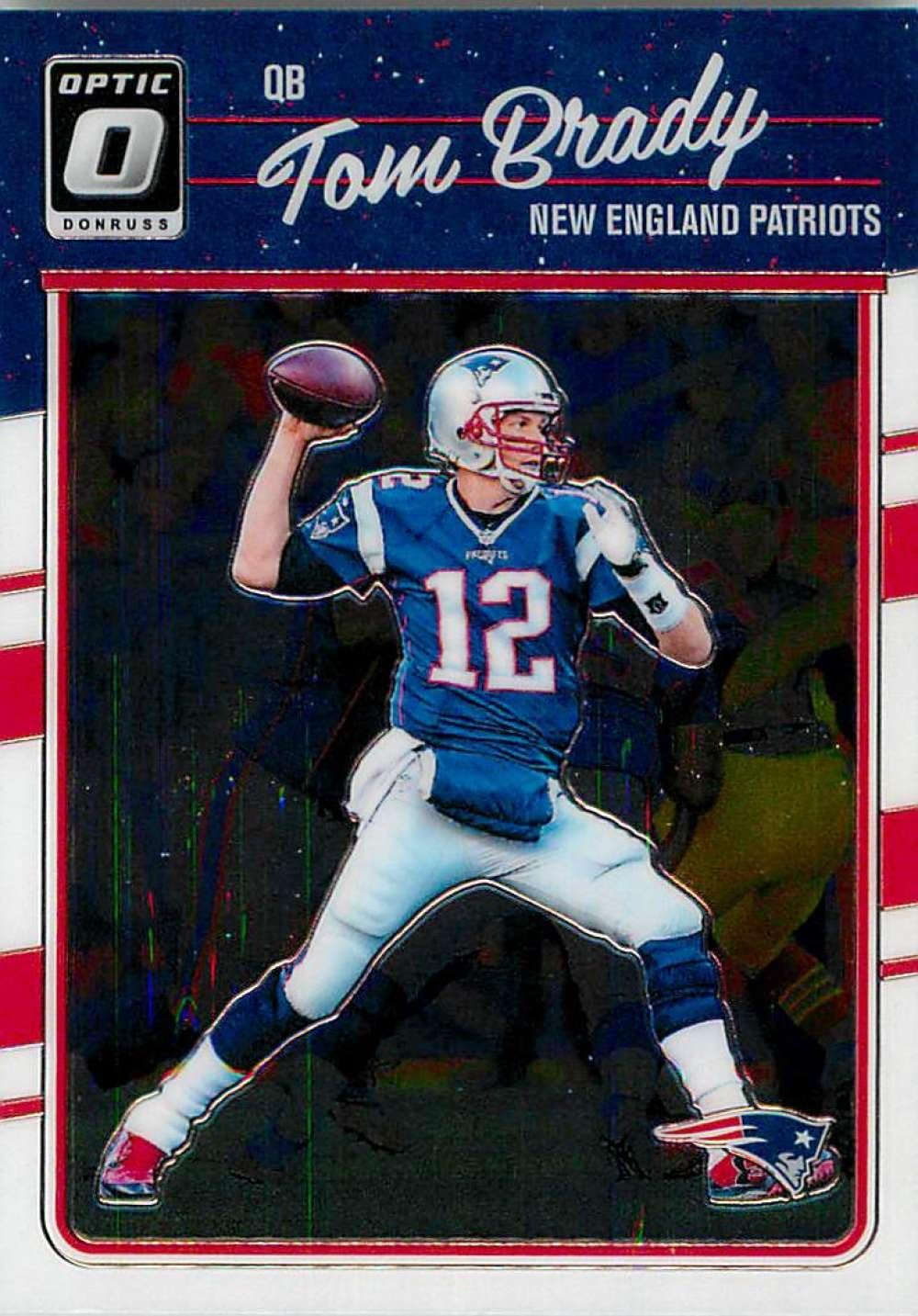 2016 Donruss Optic #62 Tom BradyEngland Patriots Football Card