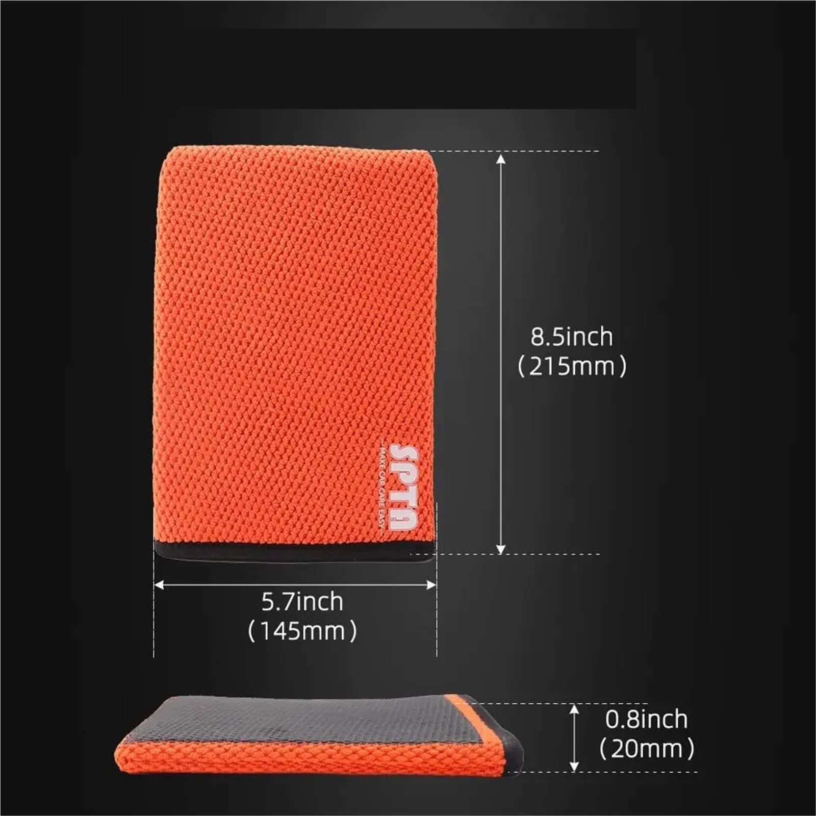 Guanti Da Lavaggio In Microfibra Clay Bar Mitt Da 1 Pezzo | Strumenti for la pulizia dell'auto Gomma da cancellare for dettagli asciugamano