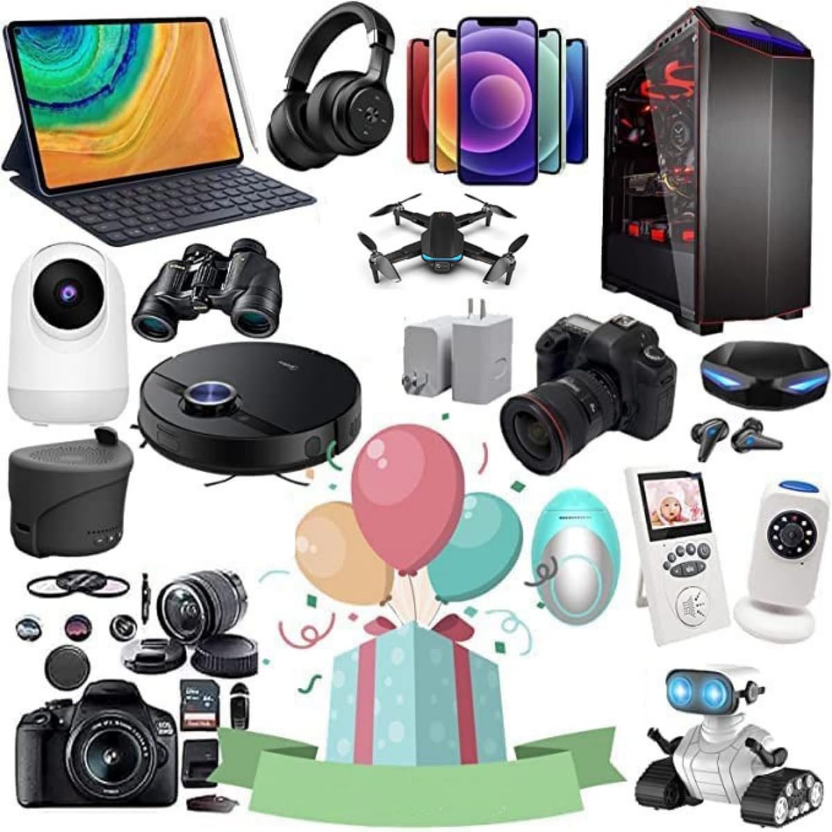 Un Juego De 4-40 Multimedia,Paletas De Paquetes No Reclamadas, Productos Mixtos, Cajas De Regalo Primeday,dt4