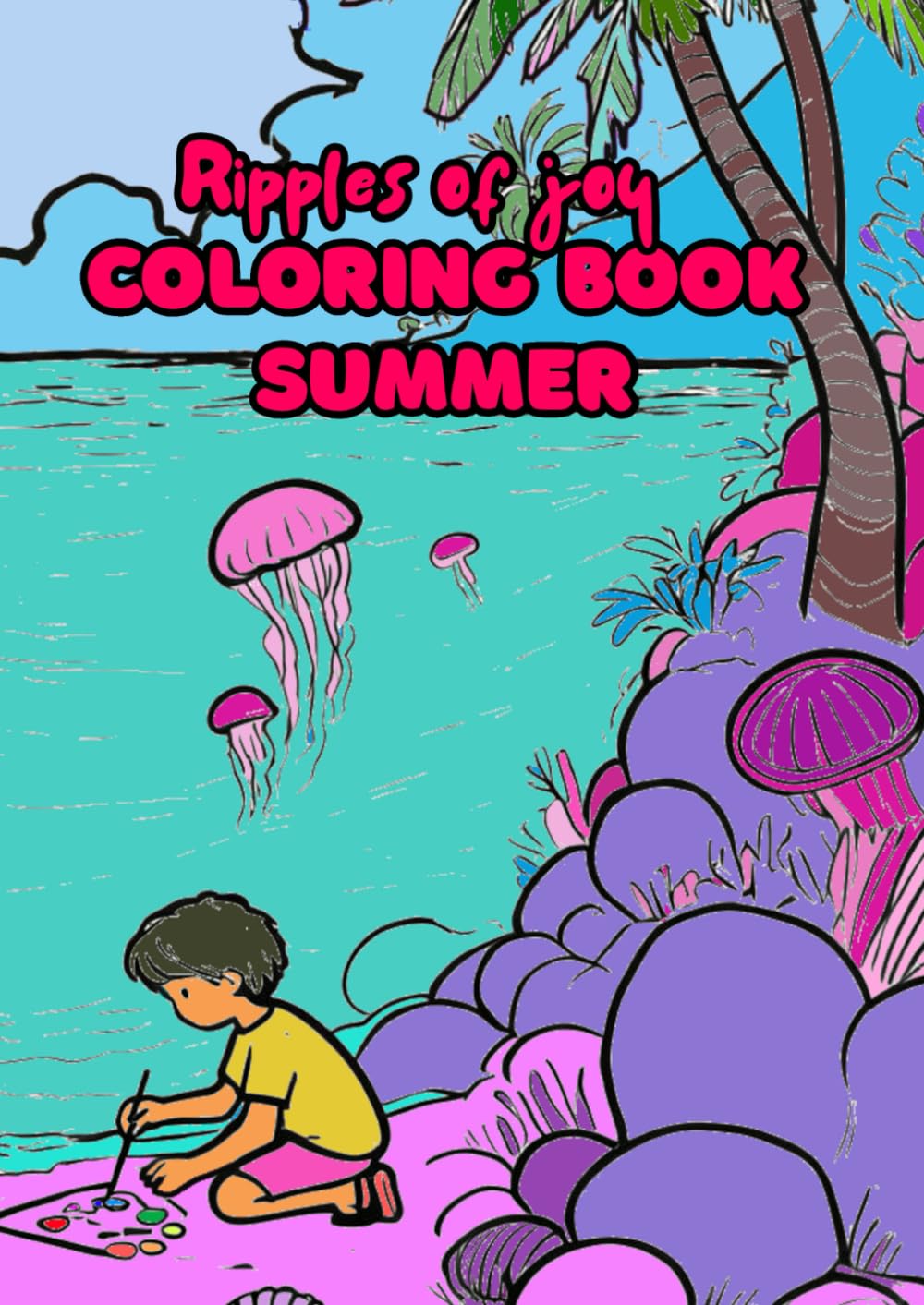 Ripples of Joy coloring book Summer