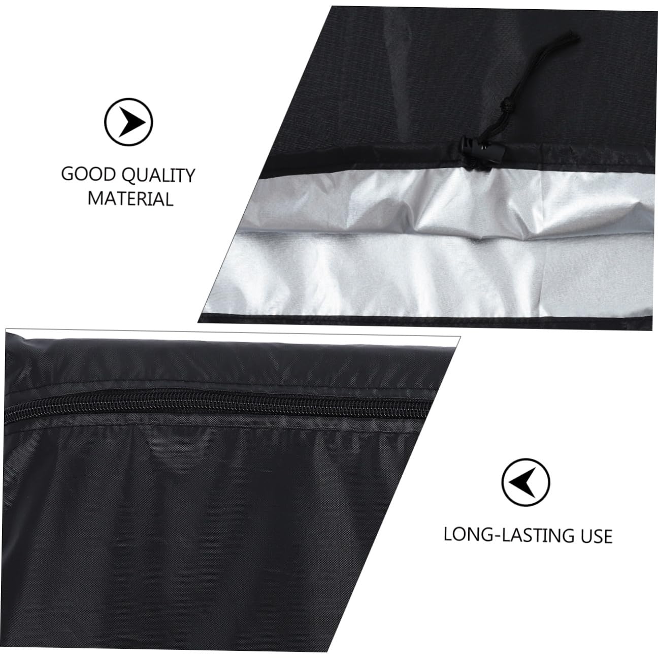 Toyvian Schwarze Surfbretttasche aus Oxford Stoff mit Praktischem Schutz für Outdoor Surfboards und Staubschutz für Altersgruppen