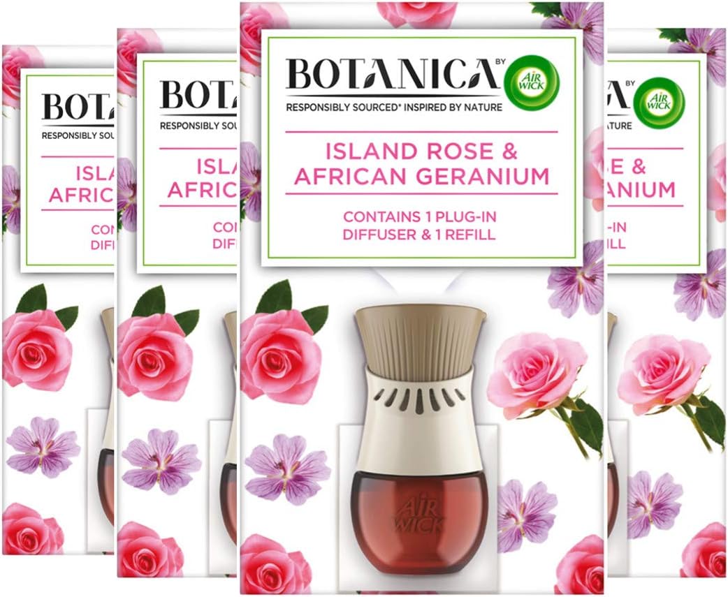 Botanica by Air Wick Electrical PlugIn Diffuser Kit & Island Rose