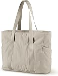 BAGSMART Sac à bandoulière de grande taille Sac à main avec boucle de tapis de yoga pour gymnastique, travail, rose, moyen