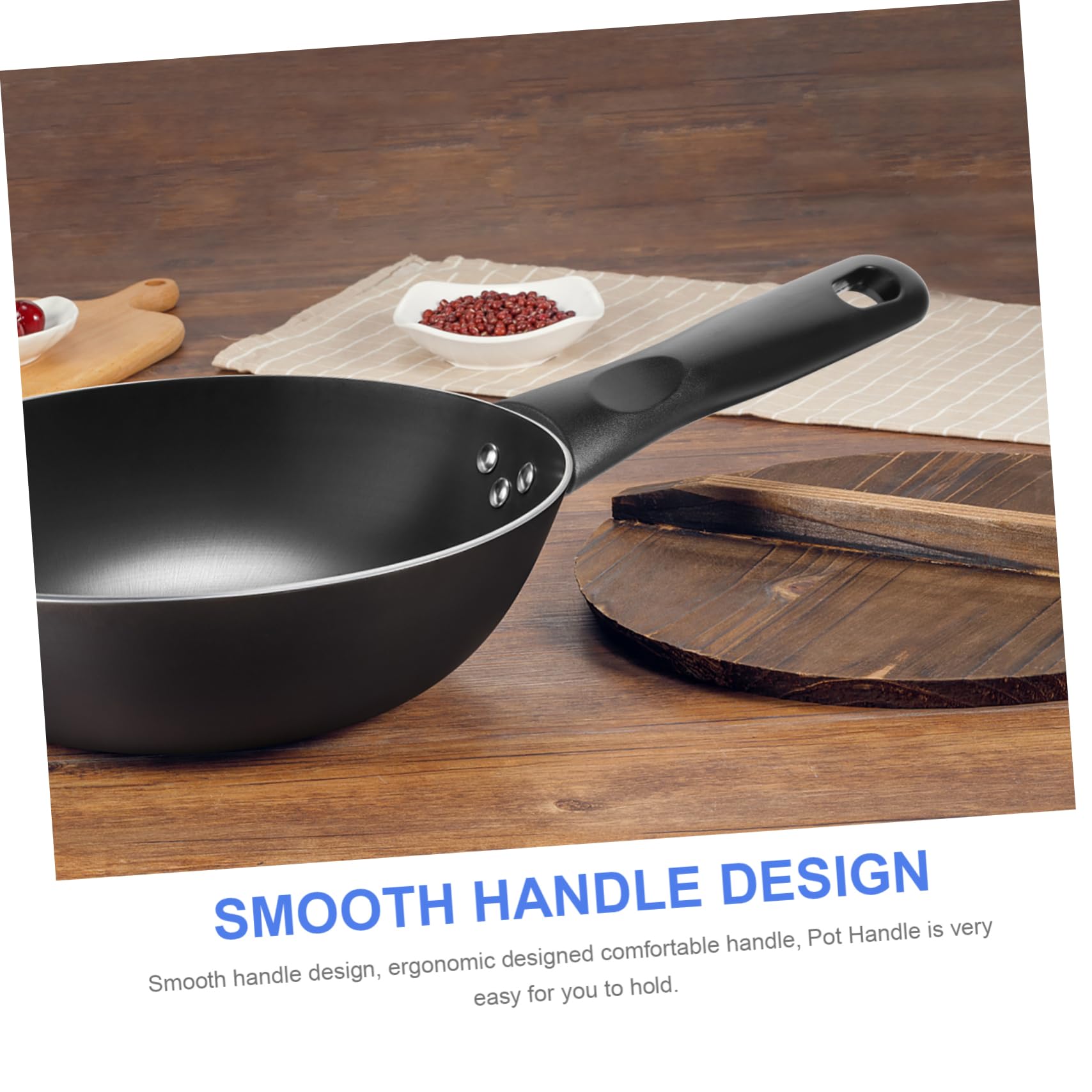IMIKEYA Ersatzgriffe Für Küchentöpfe 2er-Pack Abnehmbarer Wok-Griff Ergonomischer Griff