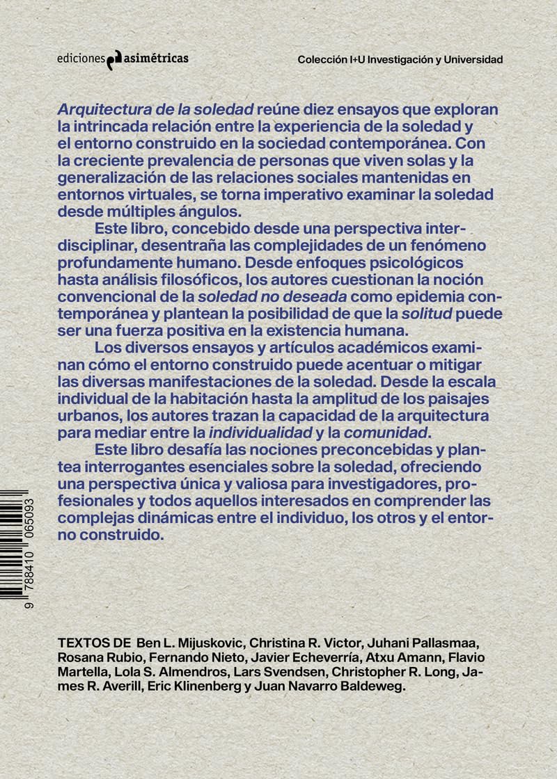 ARQUITECTURA DE LA SOLEDAD
