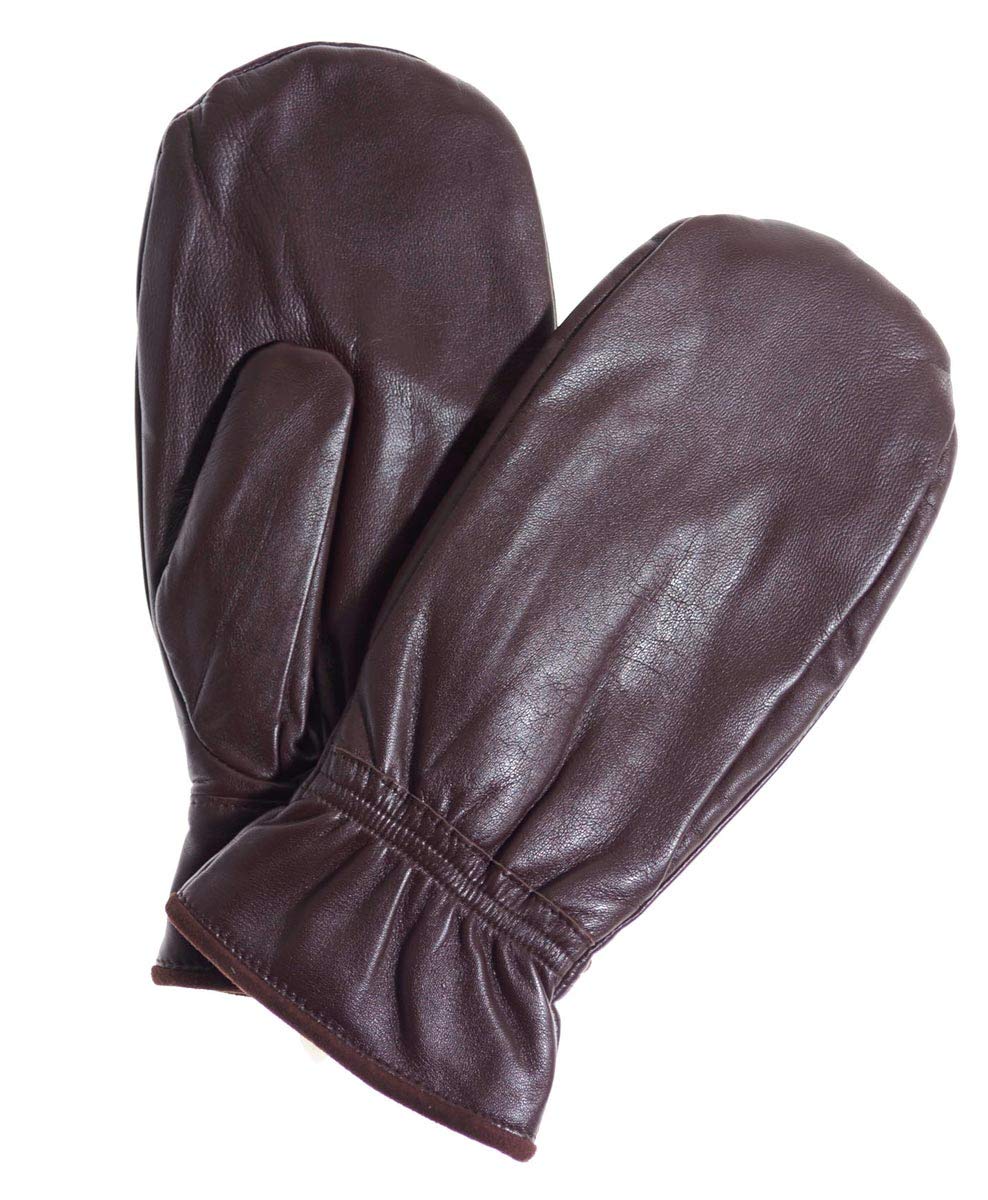 Pratt and HartWomen's Leather Mittens with Hi-Loft Sherpa Lining