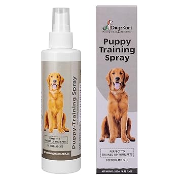Puppy Training Spray by DogzKart for Poop at Specific Areas