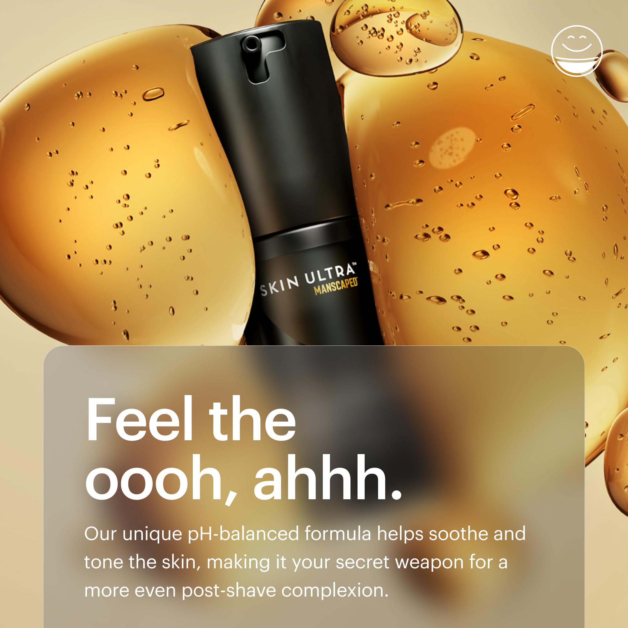 MANSCAPED® Skin Ultra™ Sérum Éclat Visage - Sérum à la Vitamine C pour Homme, Formulé pour Unifier le Teint et Atténuer l'Apparence des Rides, Enrichi en Racine de Réglisse et Niacinamide, 30 ml