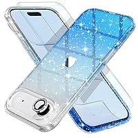 Vista 40 de Choiche, funda para iPhone 14 de mujer, brillante, protección de grado militar, 2 cubiertas de lentes de cámara Diamond, 2 protectores de vidrio