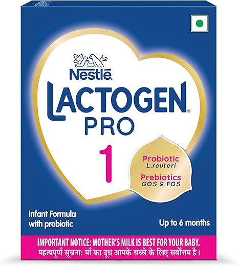 Lactogen Nestle Pro 1 Powder, Infant Formula Up To 6 Months With Probiotic And Prebiotics