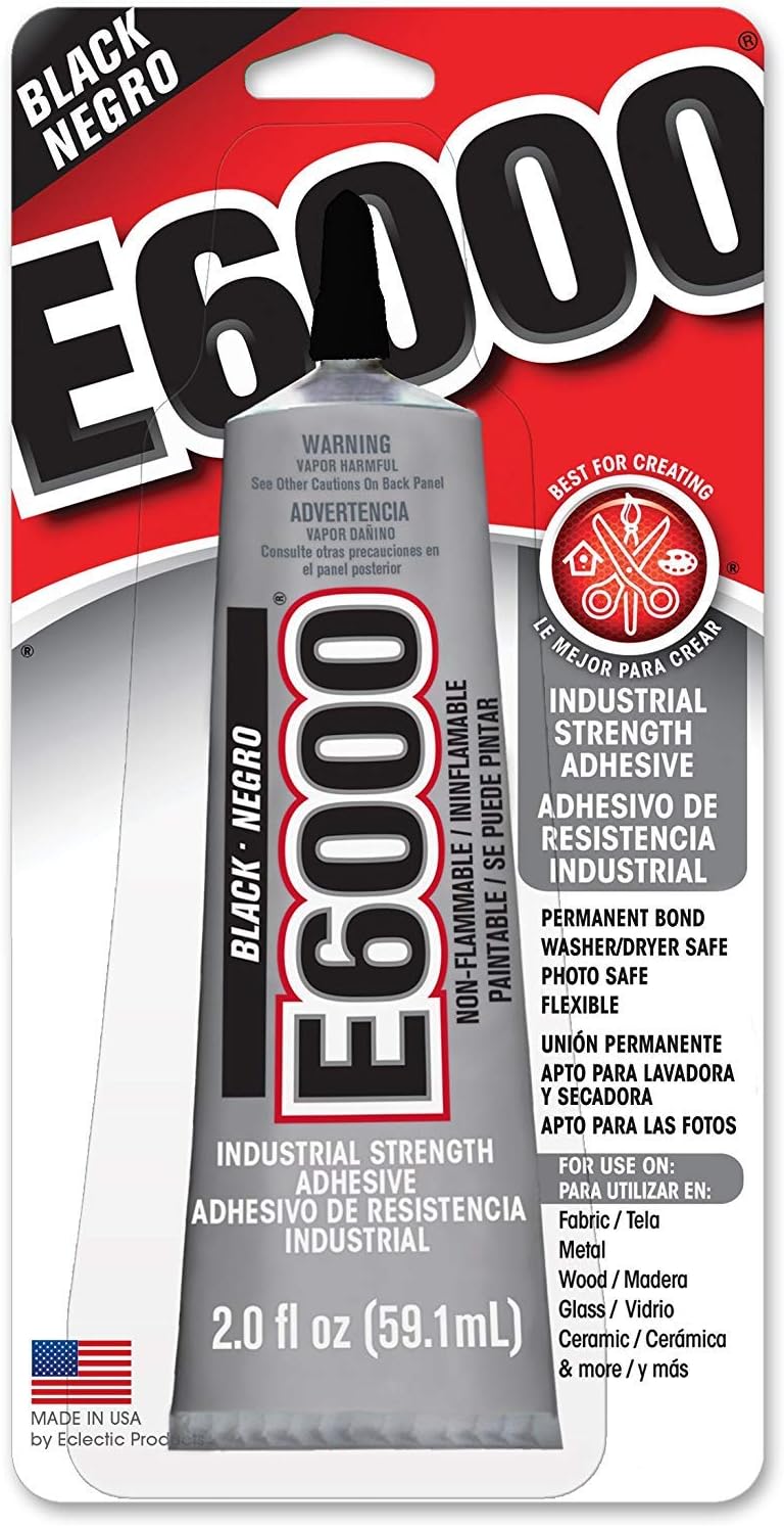 E6000 Multipurpose Adhesive-2oz Black