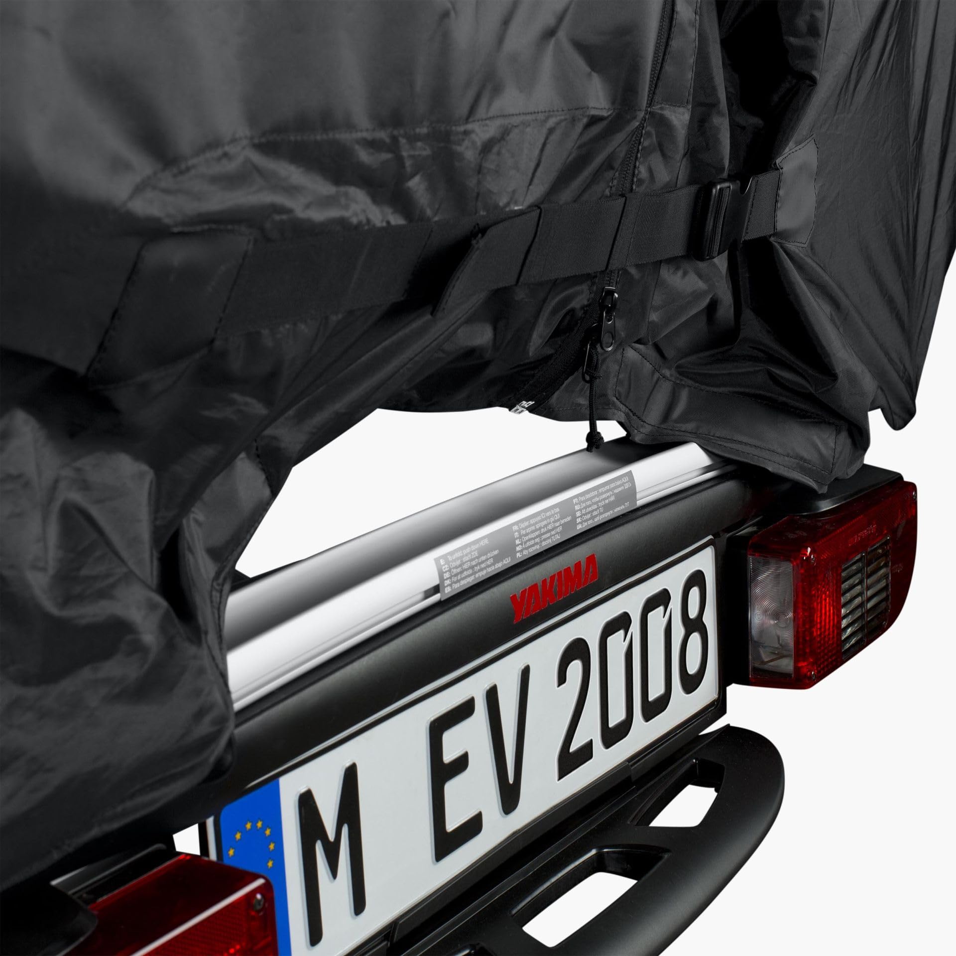 EVOC BIKE RACK COVER ROAD (poręczny, lekki pokrowiec ochronny na rower elektryczny, idealny pokrowiec na rower, 54 x 188 x 118 cm, waga: 1100 g), czarny