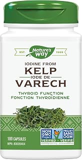 Nature's Way Kelp, Thyroid Support, 100 Vegetarian Capsules