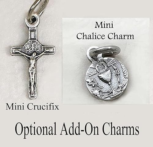 Miniatura 6 de Collar Virgen de la Caridad del Cobre, llavero o clip, Patrona de Cuba, Regalo Virgen María