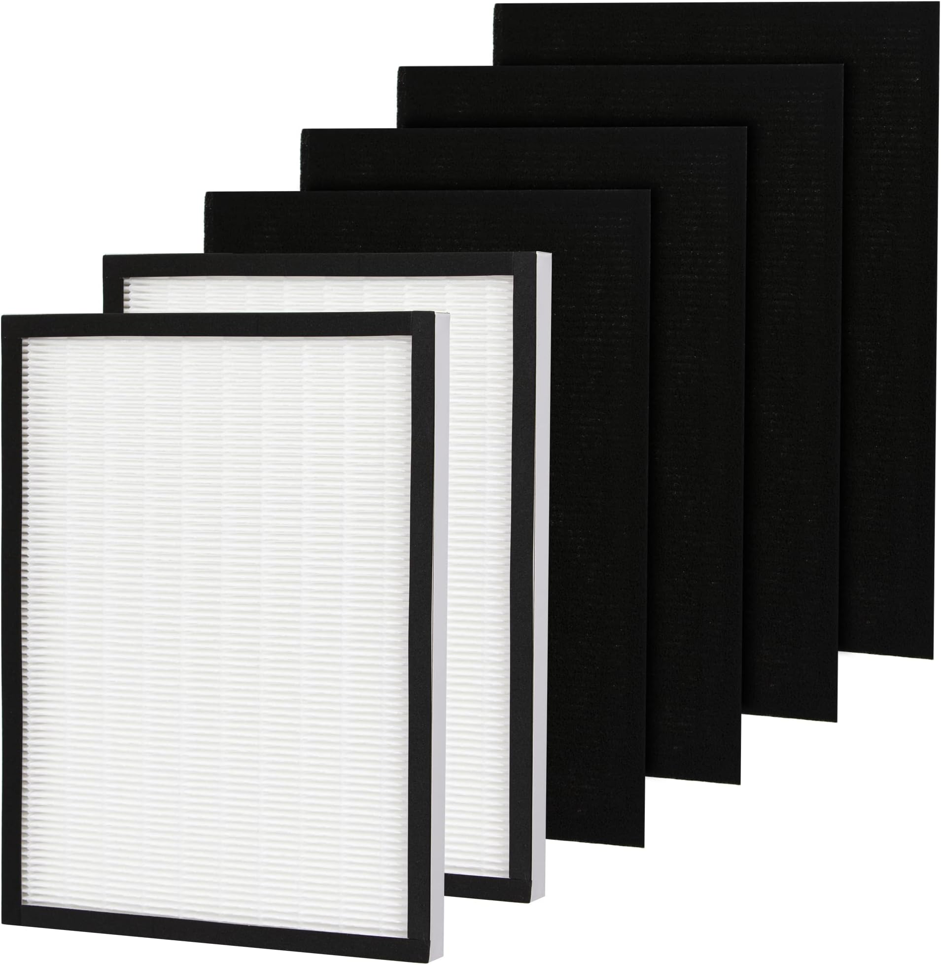Climestar H13 HEPA Filter Replacement Compatible with Sears/Kenmore 83190 Air Filters fits Kenmore Air Cleaner Models 85250 and 83250 (2-Pack HEPA, 4-Pack Prefilters)