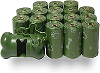 Vista 69 de Best Pet Supplies - Bolsas para limpieza de excremento de perro, rollo de repuesto, uso en exteriores, a prueba de fugas y desgarros, plástico