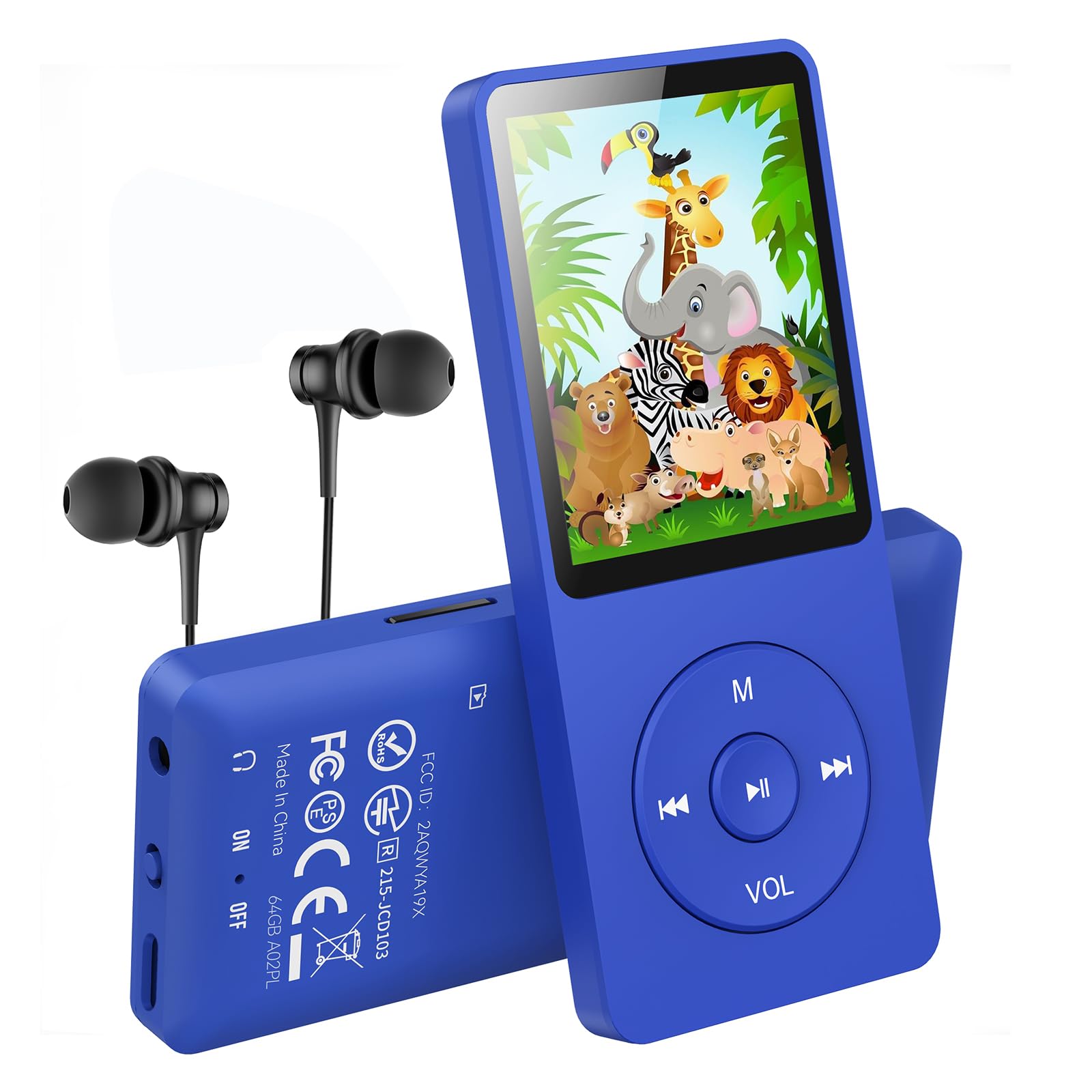 Amazon.co.jp: [サイトボタン追加] AGPTEK MP3プレーヤー 音楽