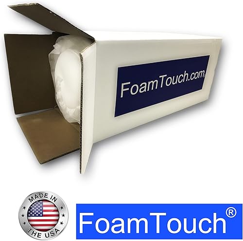 Miniatura 4 de FoamTouch Cojín de asiento de espuma de tapicería de corte personalizado de alta densidad, 6 pulgadas de grosor por 24 pulgadas de ancho por 80