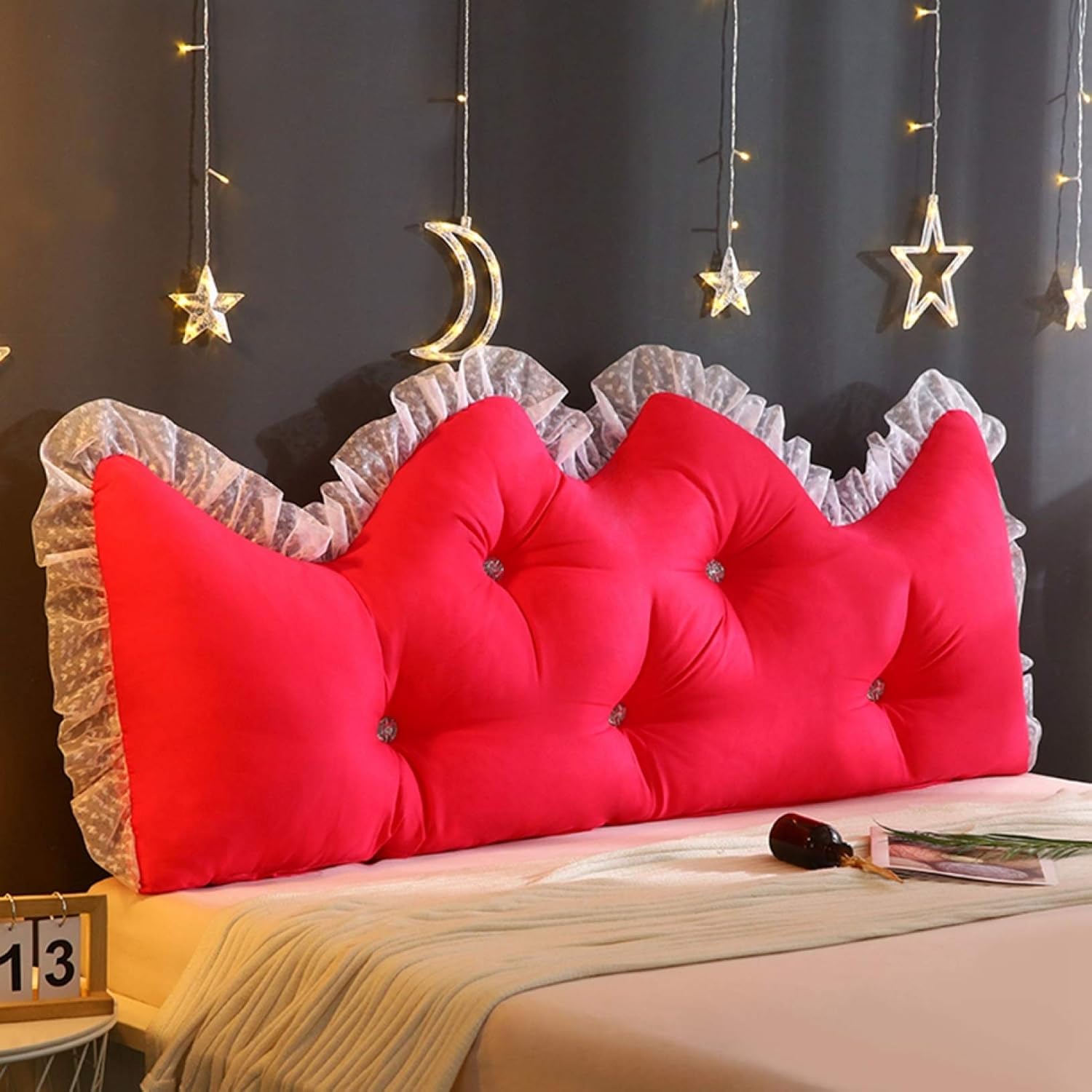 背もたれ クッション 抱き枕 ベットクッション ベッドボード テレビ枕 うつぶせ 低反発 ピロー 腰当てクッション 読書用 枕 カバー洗える レース付き 75 北欧風 カラー 誕生日 お祝い 座椅子 かわいい ふわふわ 180 インテリア 女性用