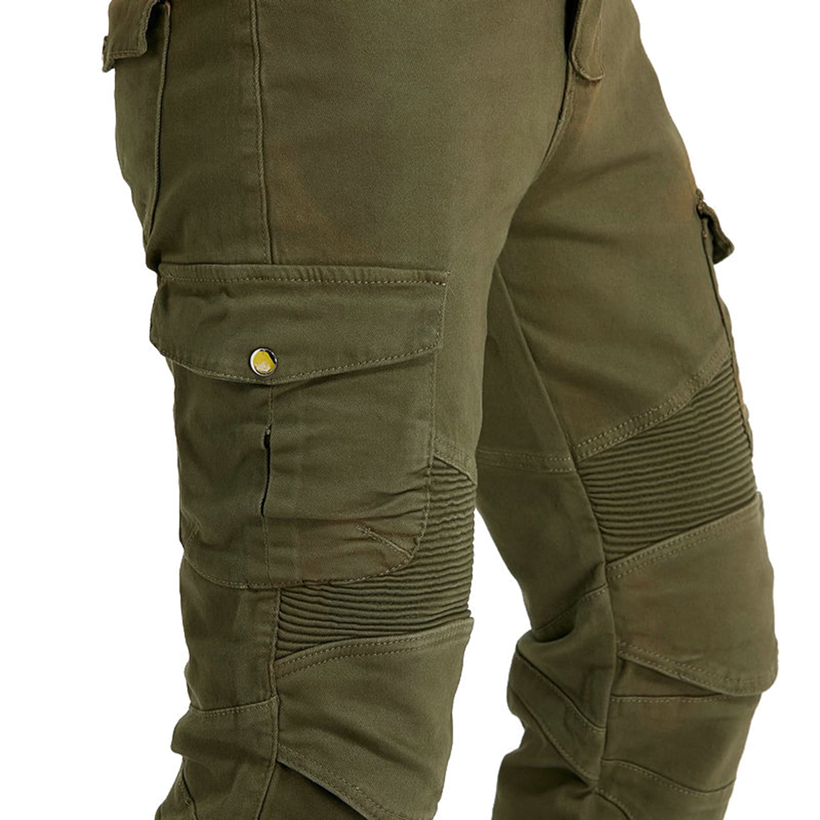 Męskie dżinsy motocyklowe, spodnie do jazdy na motocyklu, wzmocnione spodnie dżinsowe z podszewką, ochronne, zdejmowane opancerzone denim, spodnie rowerowe na każdą pogodę