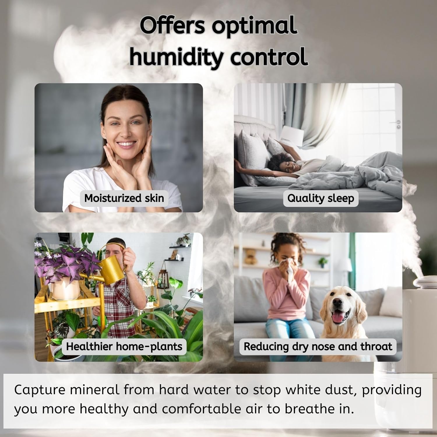 Nispira HWF23 Super Wick Humidifier Filter F Replacement for Holmes M1200 HM1250 HM1206 HM1200TPK and Bionaire BCM1250 Humidifiers, 8 Packs