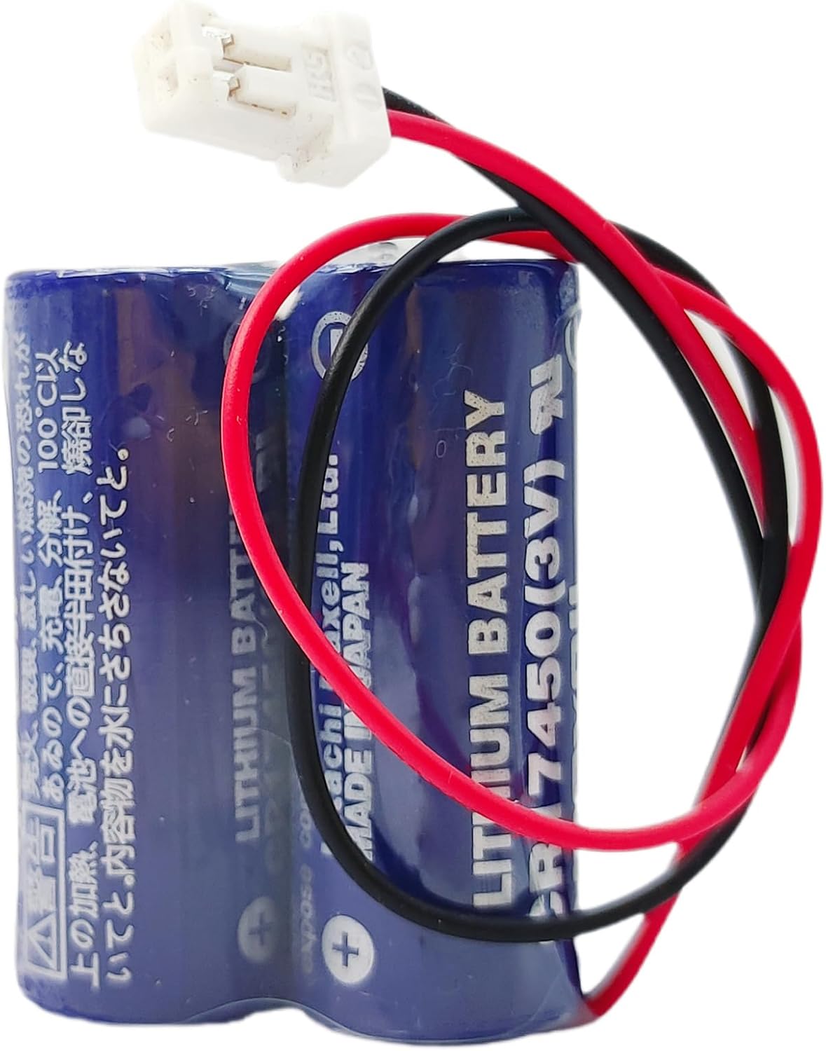 CR17450-2WK27 / D80UB016170 3V Replacement PLC Battery 2*CR17450 Battery Pack for Mazak 2CR17450 3V Battery