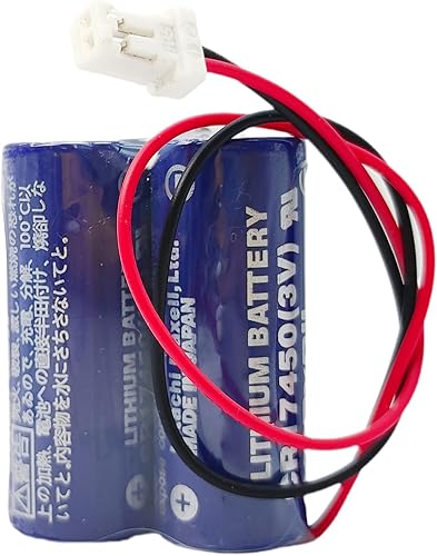 Miniatura 7 de CR17450-2WK27 / D80UB016170 3V Reemplazo PLC Batería 2* CR17450 Batería para Mazak 2CR17450 3V Batería