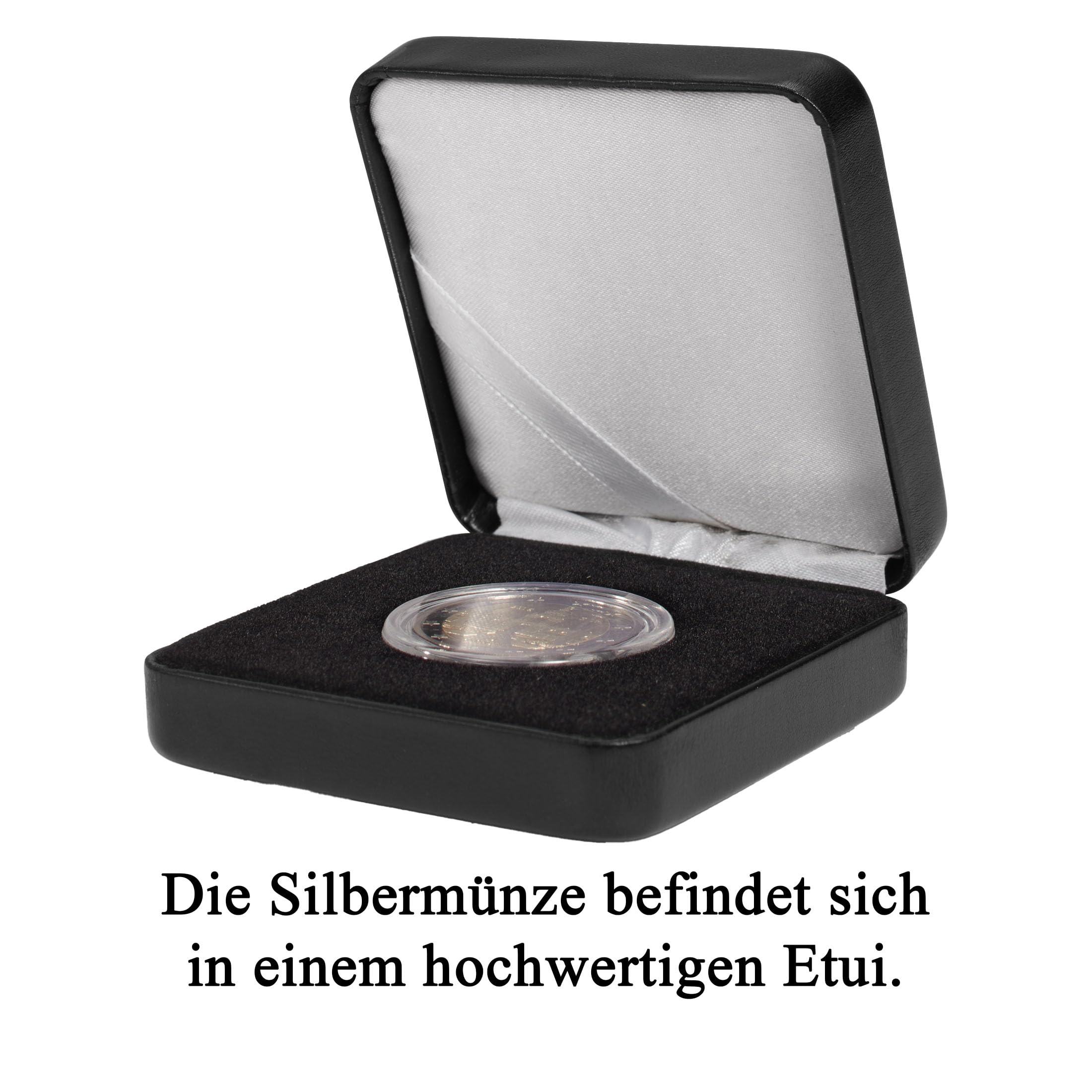 Silbermünze Lunar III Pferd 2026 | Feinsilber 999,9 | Wahlweise 1 oz oder 1/2 oz | In Münzkapsel & schwarzem Etui | Inkl. Grußkarte und Echtheitsgarantie (1/2oz Silbermünze)