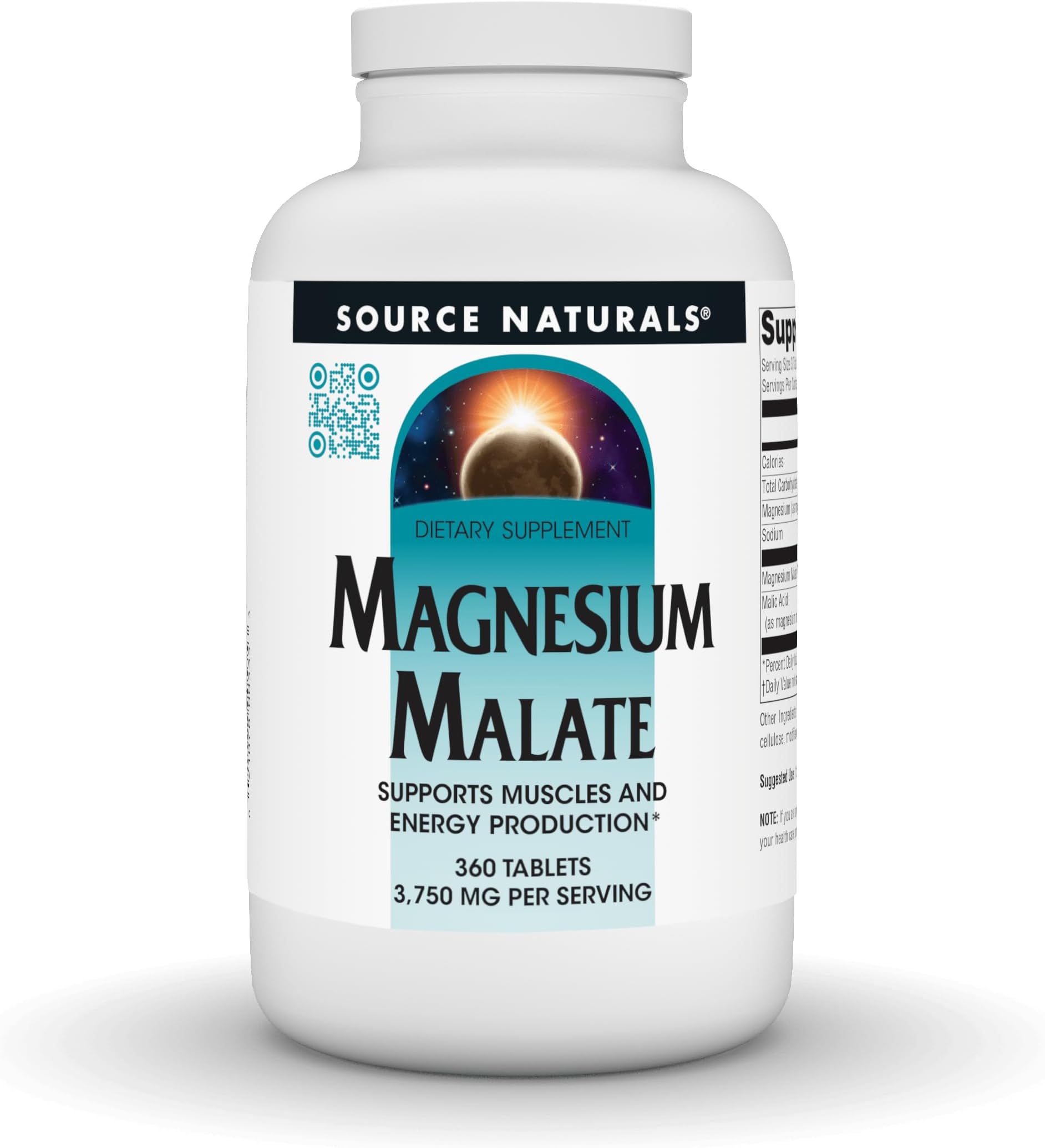 Source Naturals - Magnesium Malate 1250 Mg. 360 Tablets 67911