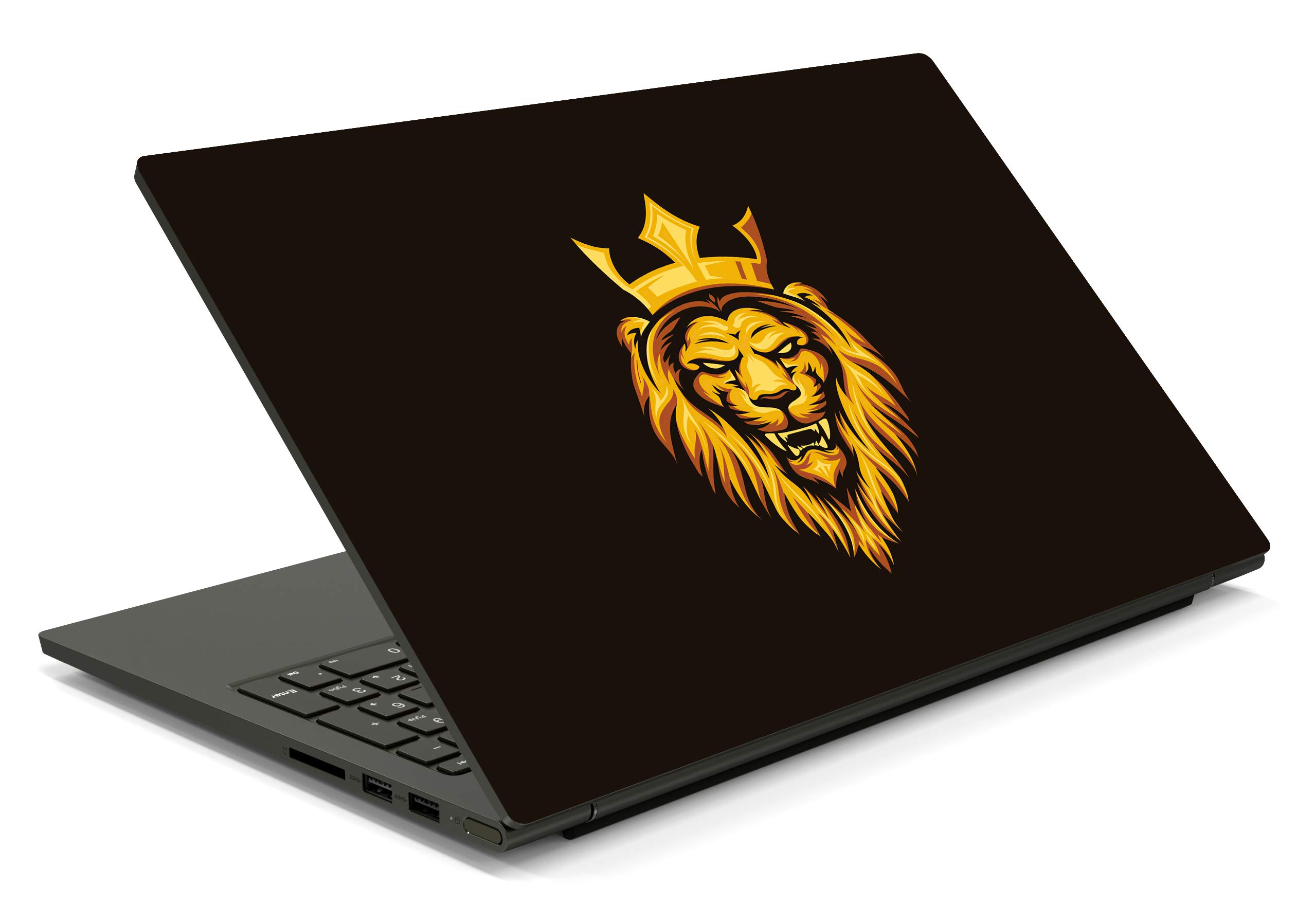 ISEE 360® Laptop Skin Cover Laminated Black The Lion Story Stickers and Free Track pad Skin Girls Boys Kids Students Office Vinyl Printed Multicolored Sticker 14 Inches (MC 9) (B08PTYVJT9) Amazon Price History, Amazon Price Tracker