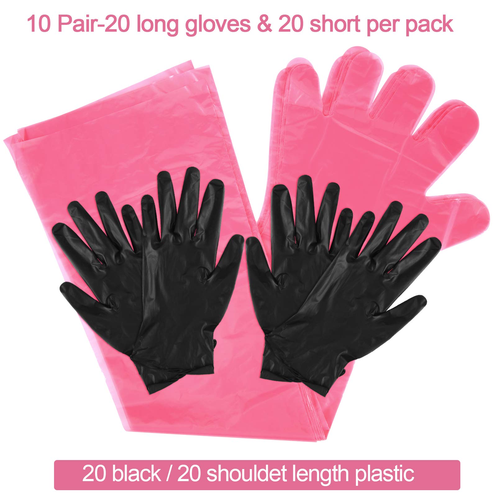 Honeydak 20 Pairs Field Dressing Gloves Deer Gutting