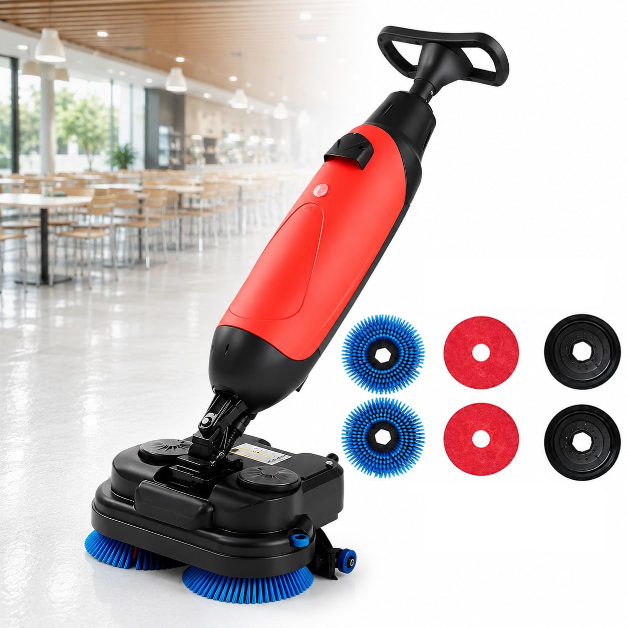 Lavasciuga Compatta Professionale, 19 kg, 45 cm Red