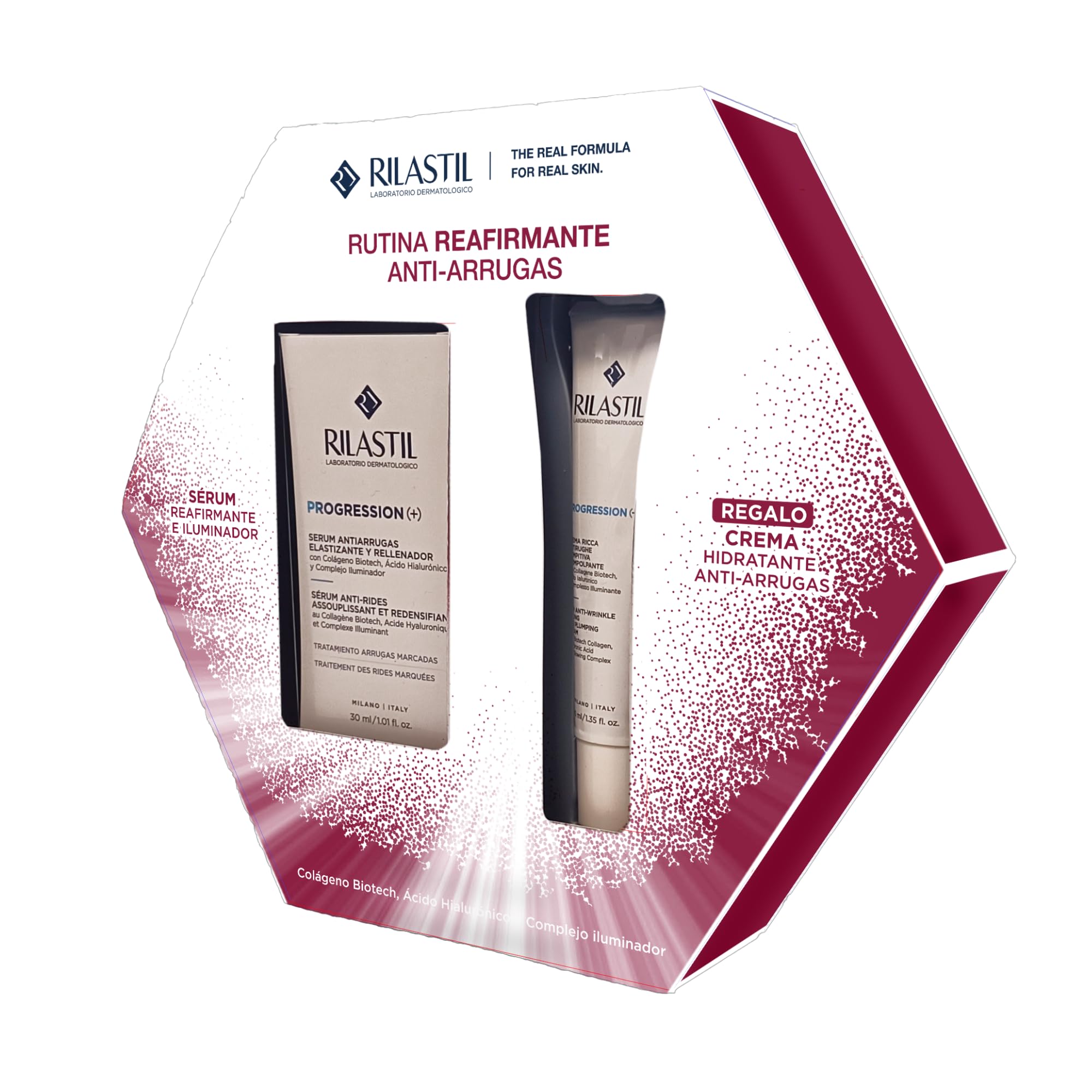 Rilastil - Pack Progression+, Sérum 30ml + Crema Rica 40ml