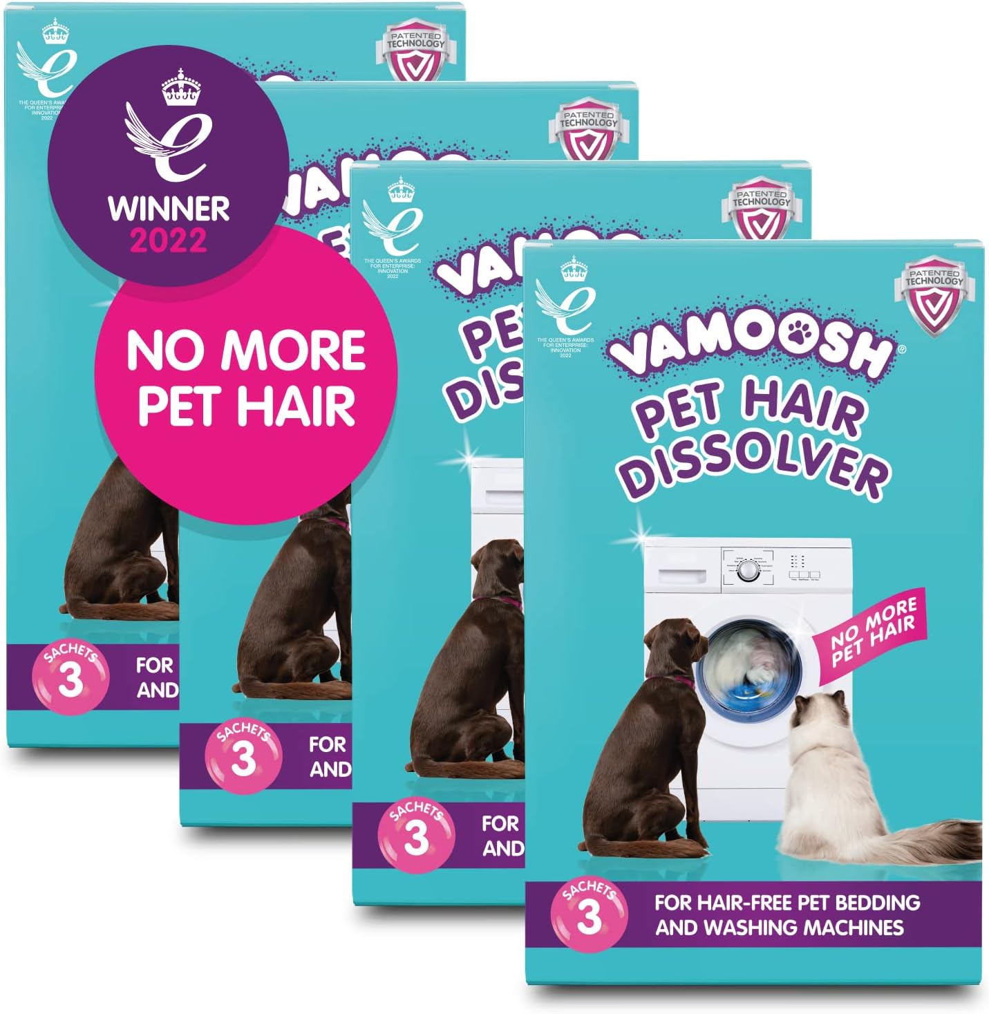 Vamoosh Pet Hair Dissolver Pet Hair Remover for Washing Machines