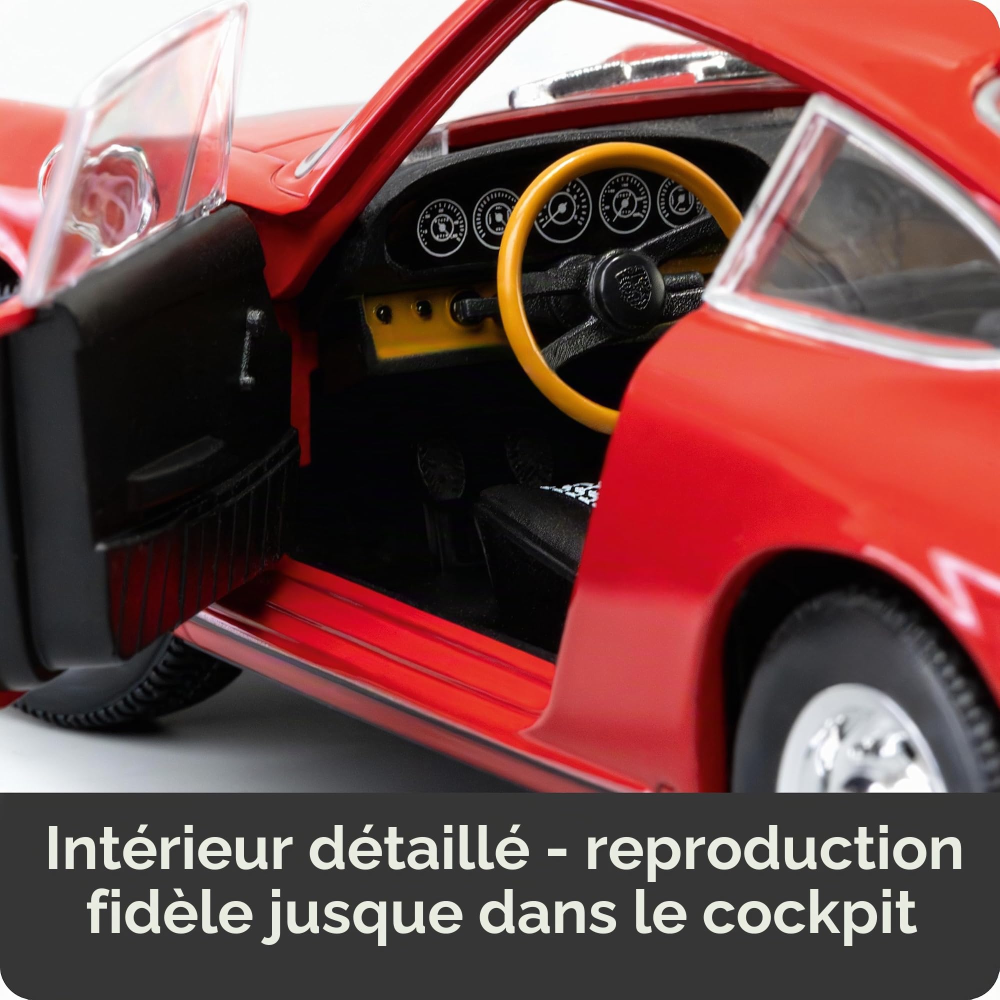 FRANZIS 67247 - Porsche 911 - Build Your Legend - Kit de modélisme détaillé avec Module sonore, éclairage LED, Livre d'accompagnement
