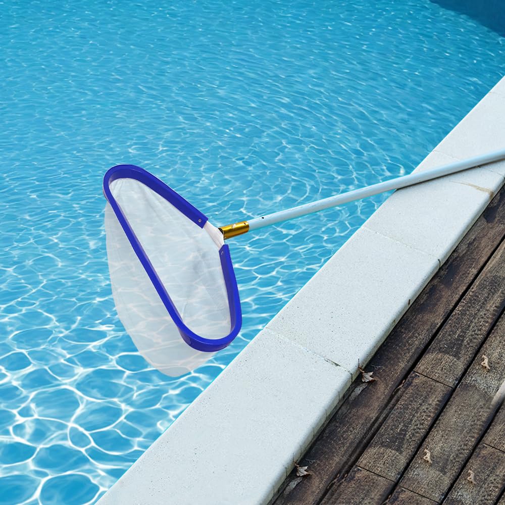 Bseical Recoge Hojas para Piscina, Profesional Red Piscina Limpieza, Recogehojas Piscina, con Malla Fina & Bolsa Grande, Accesorios Piscina Recogehojas para Limpiar Hojas/Insectos (43 x 23 x 36 cm)