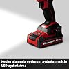 Einhell Profesyonel TP-CD 18/70-C Li-i BL - Solo Akülü Darbeli Vidalama Power X-Change (18 V, kömürsüz, 70 Nm, geri tepme önleyici, 13 mm matkap ucu, 2 hız seçeneği, akü teslimata dahil değil)