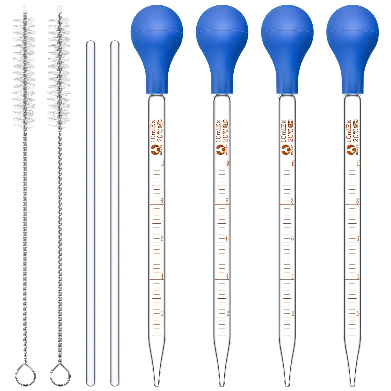 Glass Dropper Pipettes - 16 Pack for Experiments & DIY -13