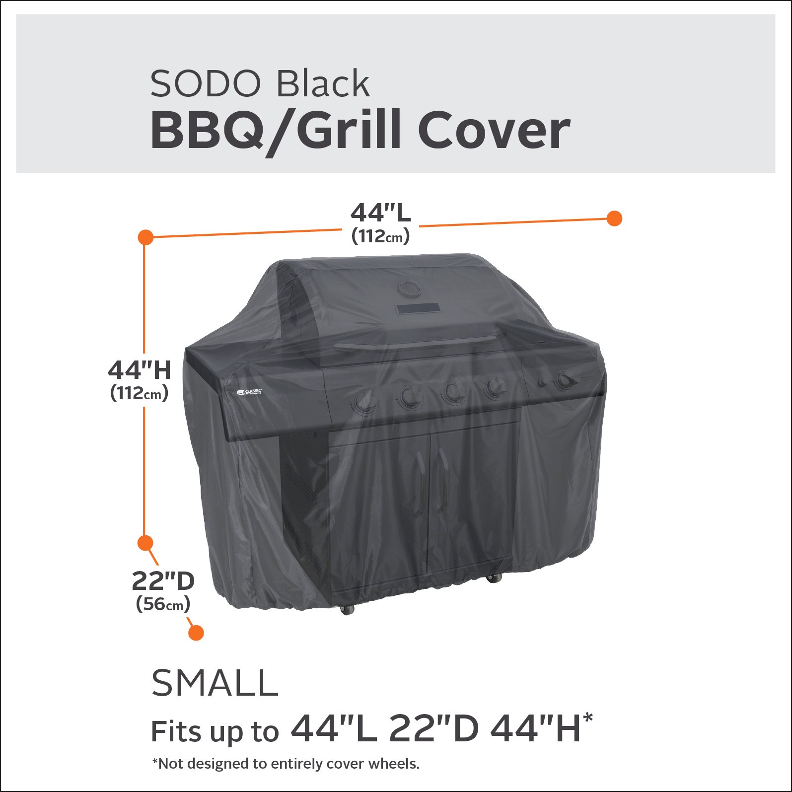 BLUE RHINO GLOBAL SOURCING 00384TV GZ Grill Cover, 60 by 21 by 50-Inch