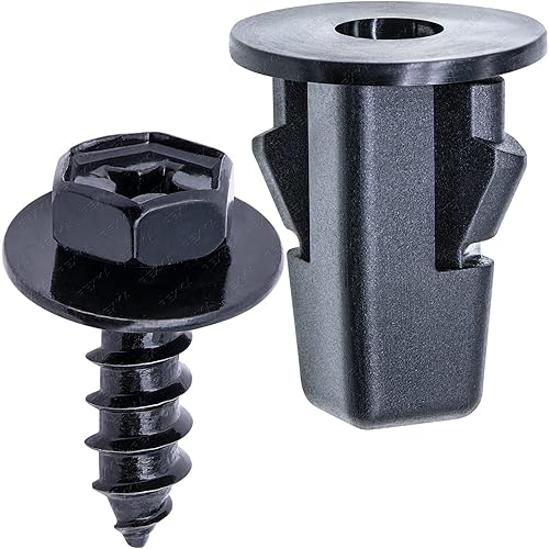 Rexka 15 juegos Fender Liner Bumper Cover Tornillo Ojales Kits para Toyota Tacoma Tundra Sienna Sequoia 90189-06214 90159-60498 disponible en Yaxa Venezuela