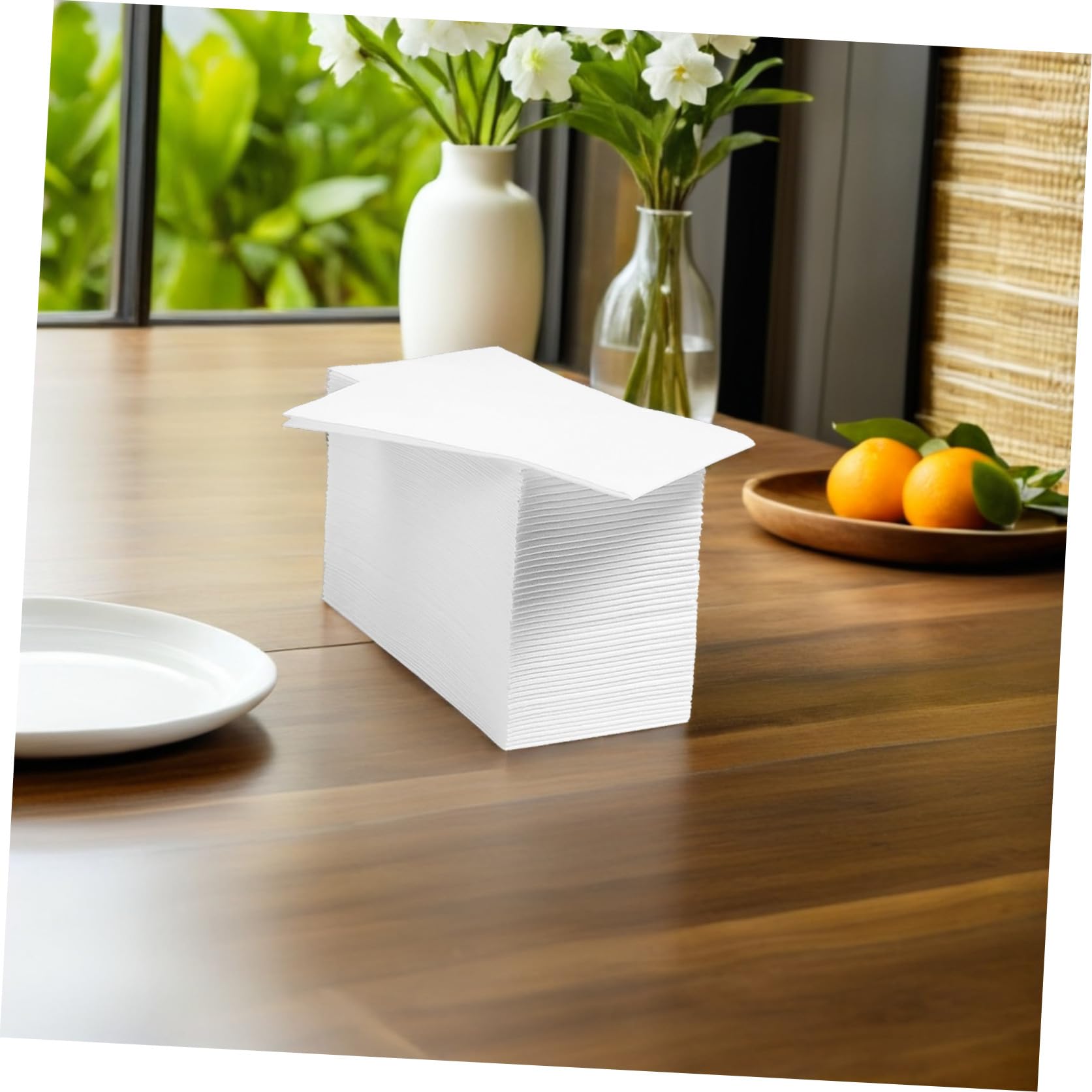 ifundom 100piezas Servilletas Gruesas de Papel Desechables Unidades para Fiestas de Cumpleaños Bodas y Banquetes