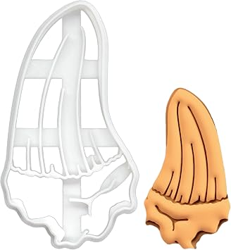 BAKERLOGY Mosasaurus Tooth Cookie Cutter - Bake Dinosaur Treats - Detailed Biscuit Cutter Design for Baking and Crafts, ideal on fondant, dough, clay
