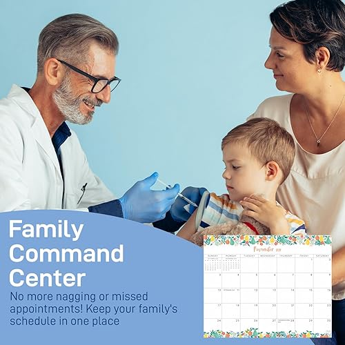 Miniatura 6 de S&O - Calendario magnético para refrigerador de enero de 2024 a junio de 2025, calendario de refrigerador extraíble para rastrear eventos y citas,